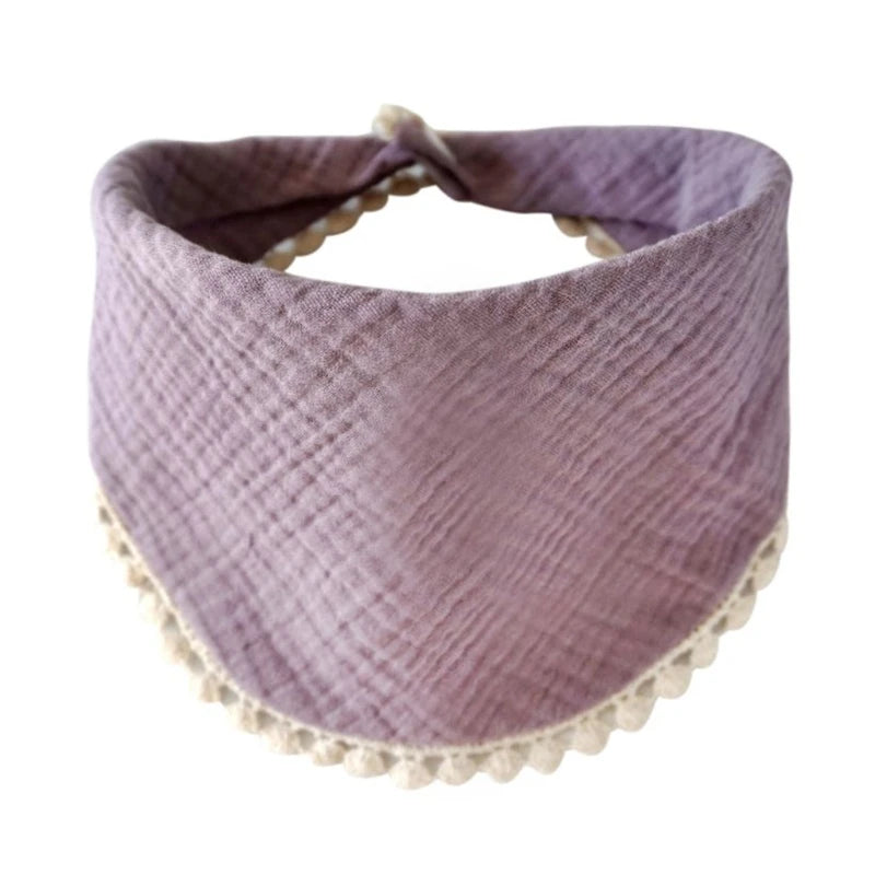 Baby Infants Feeding Bibs Soft Pure Cotton Bandana Saliva Towel Toddler Triangle Drool Scarf Newborn Burp Cloth