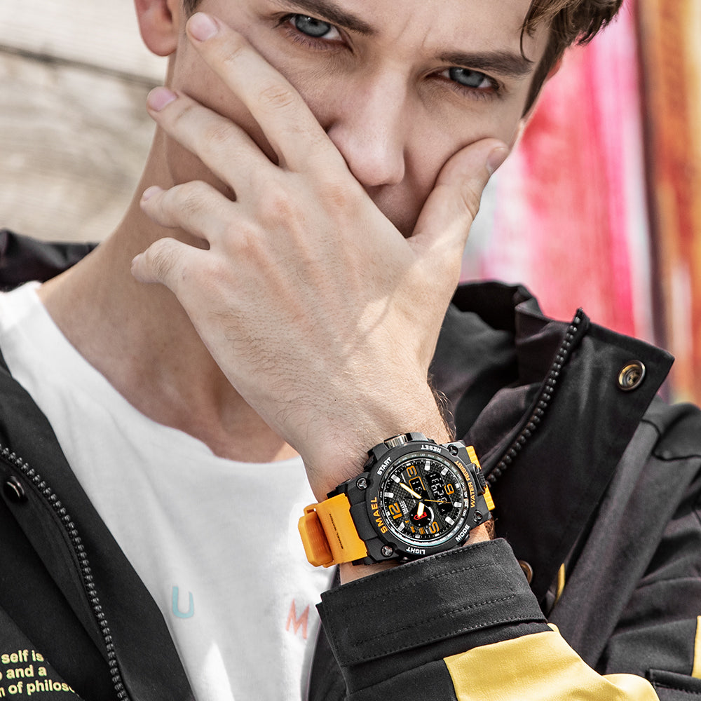Quartz Watches SMAEL 1545D Mechanical Watches Men Watch for Outdoor Sports