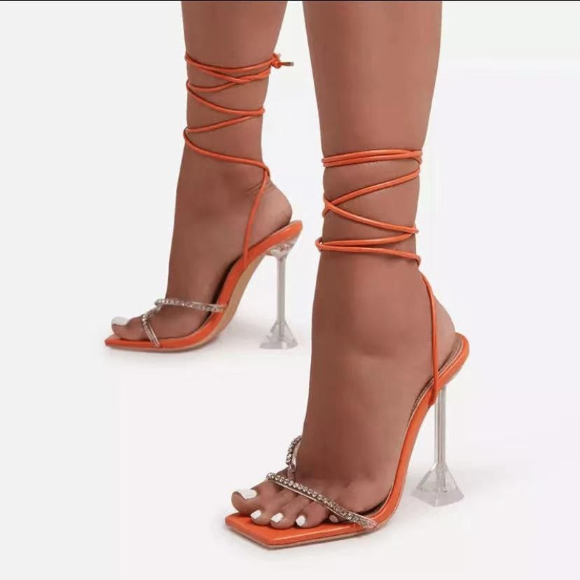 New Summer 2021 Sandals Ladies Sandal High Heel Sandals Fashion