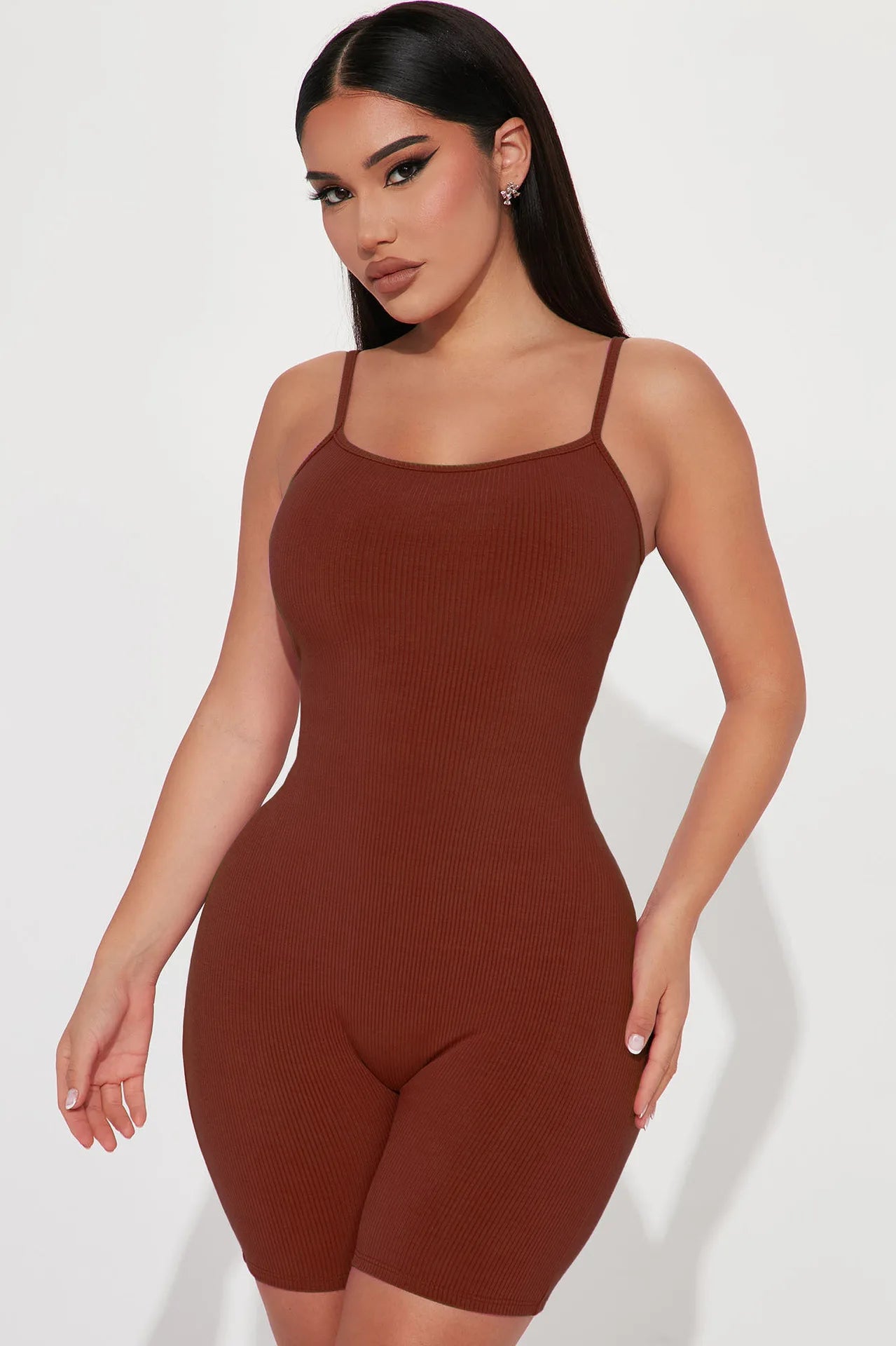 Women's Clothing Sexy Sling Custom Gym Workout One Piece Jumpsuit Women Sleeveless Bodycon Jumpsuits Playsuits - My Store