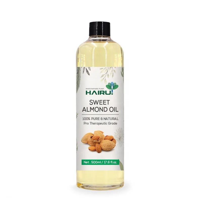 Cold Pressed Massage Oil of Almond 500ml Body Skin Moisturizing Hair Care Sweet Almond Oil