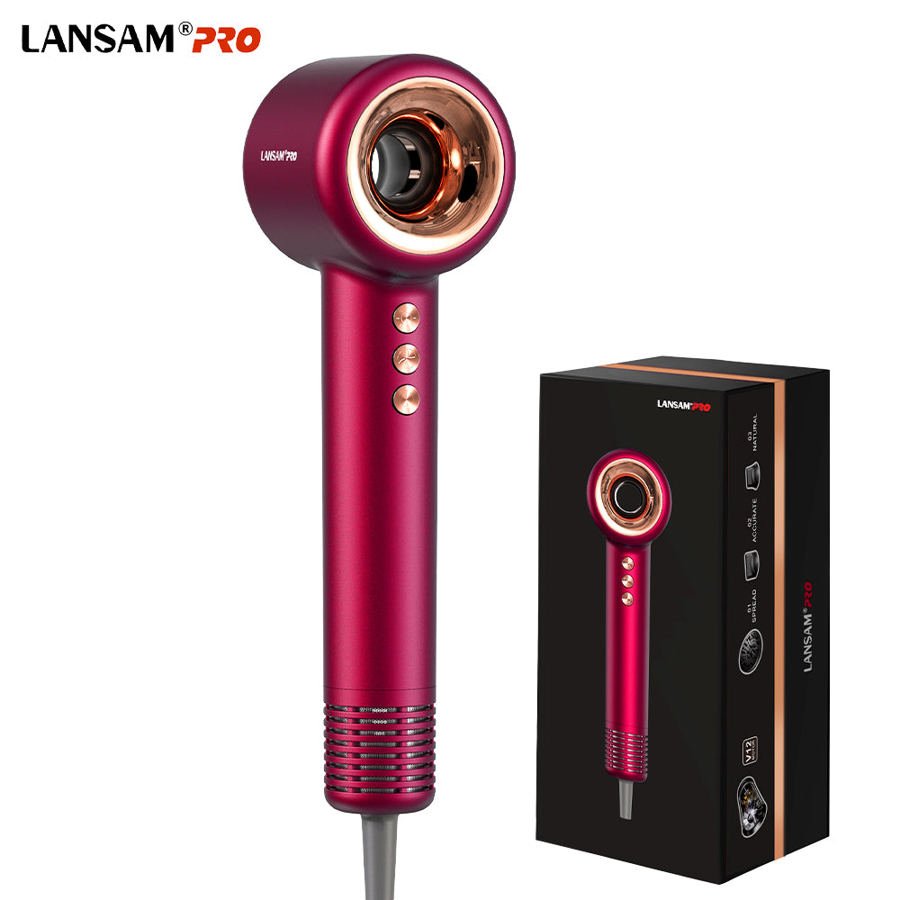 Factory Direct Sales Hair Care Home Salon Powerful Leafless Negative Ionic Hair Blow Dryer Portable