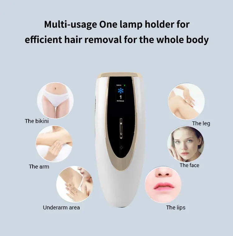 Home Use Body IPL Epilator Laser Hair Removal Device With Ice Cooling Feature Beauty & Personal Care Product