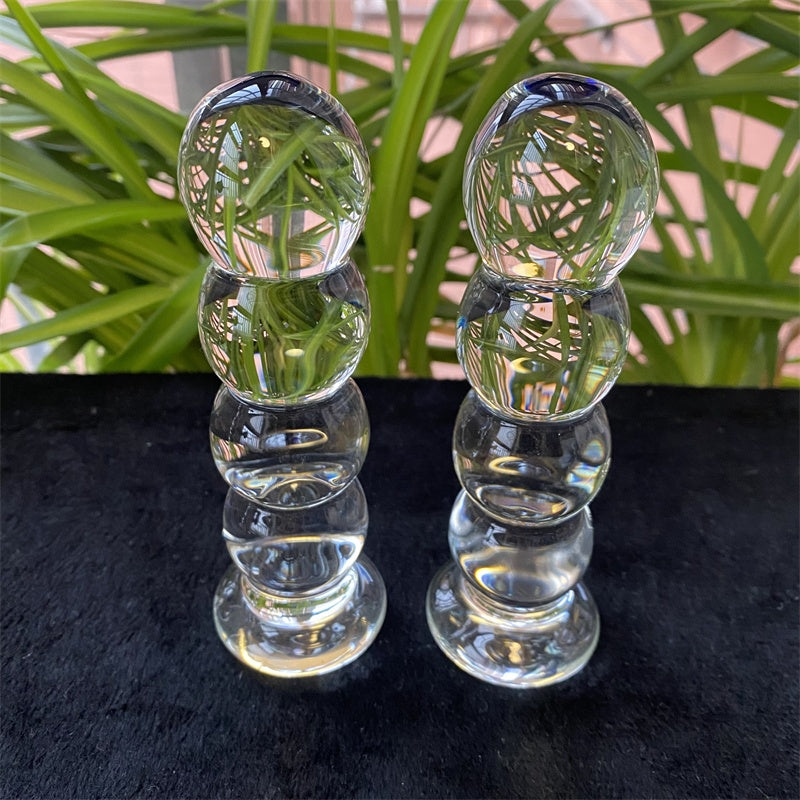 Hot Sale Handheld Personal Care Best Glass Game Toy Wand Massager Anal Plugs for Men and Women