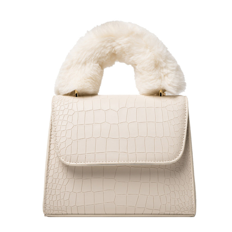 Winter Fluffy Handbag Designers Handbags Famous Brands Fur Purses and  Handbags for Women Purses
