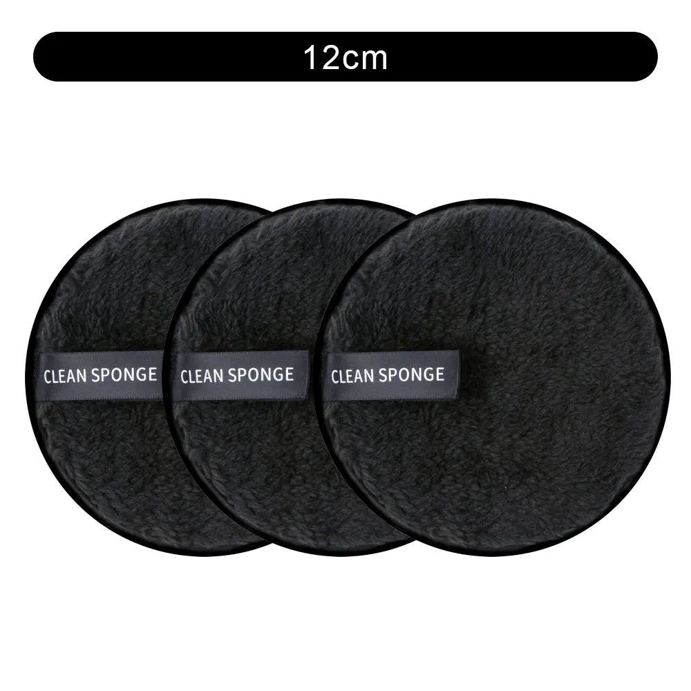 Makeup Remover Puff Reusable Make-Up Pads Washable Cleansing Cotton Microfiber Cloth Pad Skin Care Nail Art Cleaning Wipe Tools