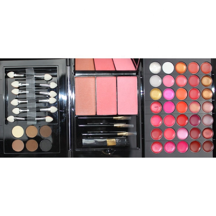 177 Full Color Personal Makeup Set Artist Eyeshadow Palette Fashion Women Cosmetic Case Full Concealer Blusher Lip Gloss Makeup - My Store