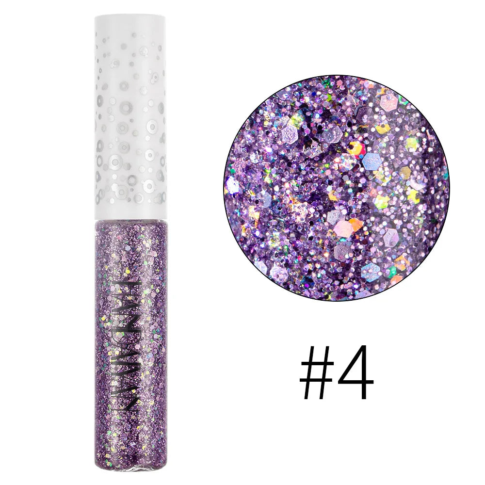 New 12 Colors Diamond Glitter Liquid Eyeliner Durable Waterproof Makeup Shimmer and Shine Eye Pencil Makeup Beauty Tools - My Store