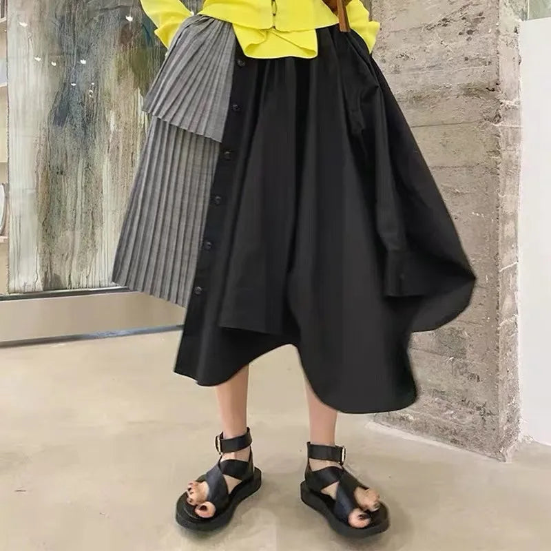 COOTELILI Women Summer Sandals Beach Sandals Fashion Flats Shoes  New Sandal Non-Slip Flat Sandals Buckle Black and White