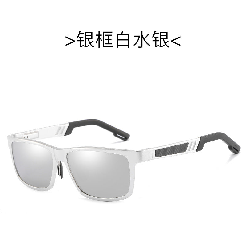 Men Aluminum Magnesium Top Quality Sunglasses Carbon Fiber Sun Glasses Luxury Polarized Sunglass, Sunglasses Sunray/
