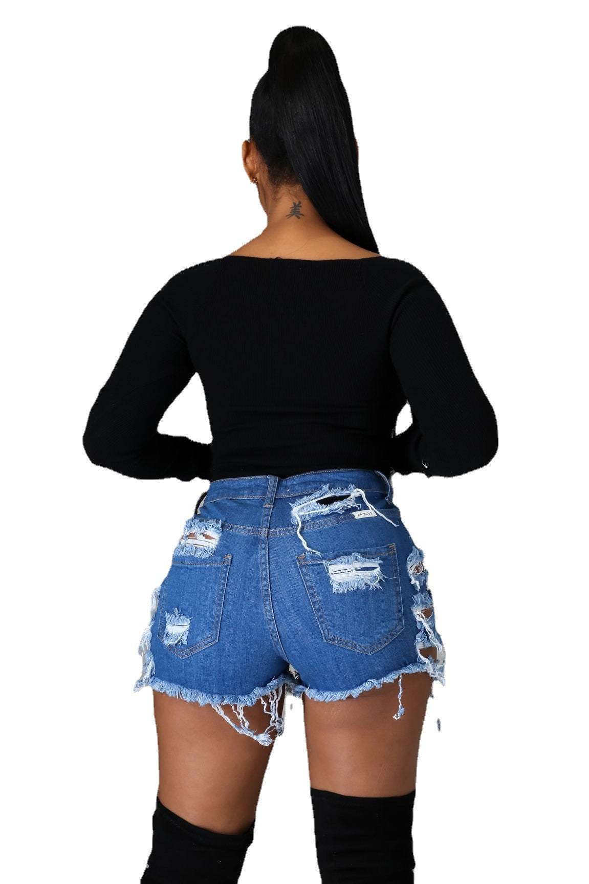 DLL  New Arrival Women Jean Shorts With Stretch Denim Shorts Jeans Pants for Woman