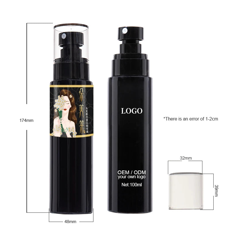 Private Label Hair Care Serum Spray Hair Lasting Fragrance Perfume Hair Mist for Women