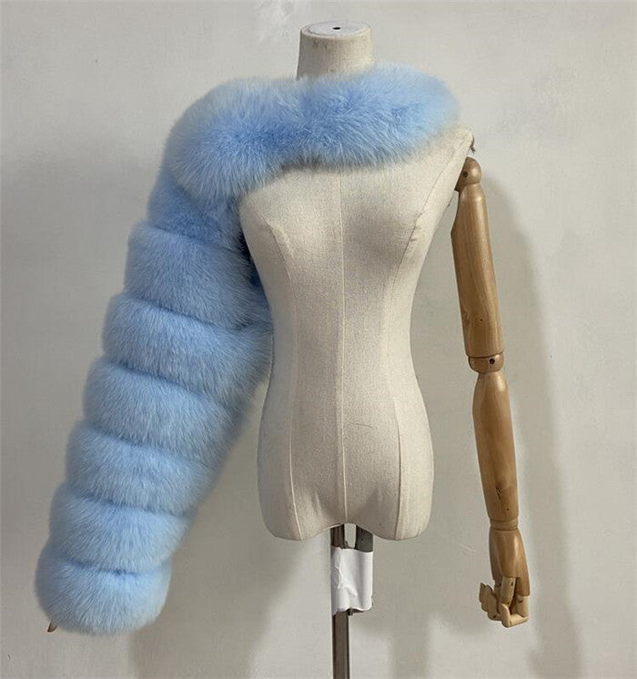 D0478-Womens Coat High Fashion Plaid Faux Fur Collar Women's Jackets Coats Winter Coats for Ladies Women
