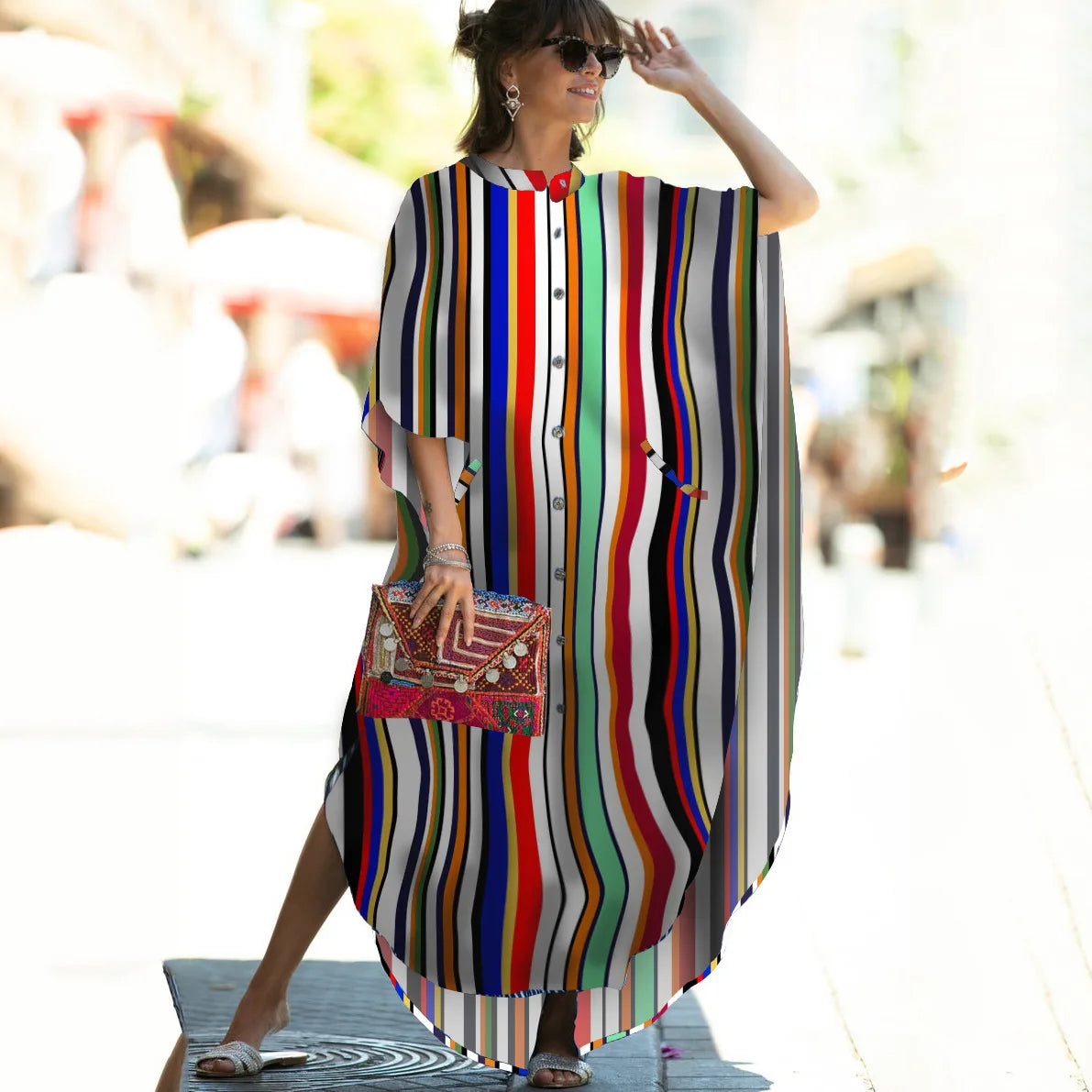 Bohemian Dress Women Casual Dresses  Women's Spring Dresses 2021 Women Clothing
