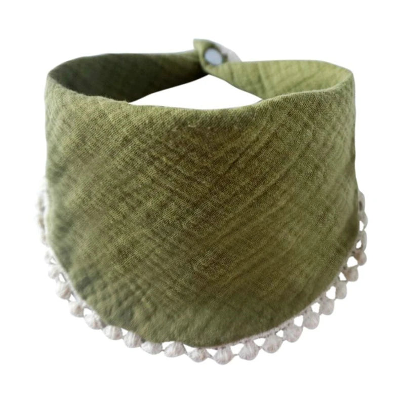 Baby Infants Feeding Bibs Soft Pure Cotton Bandana Saliva Towel Toddler Triangle Drool Scarf Newborn Burp Cloth