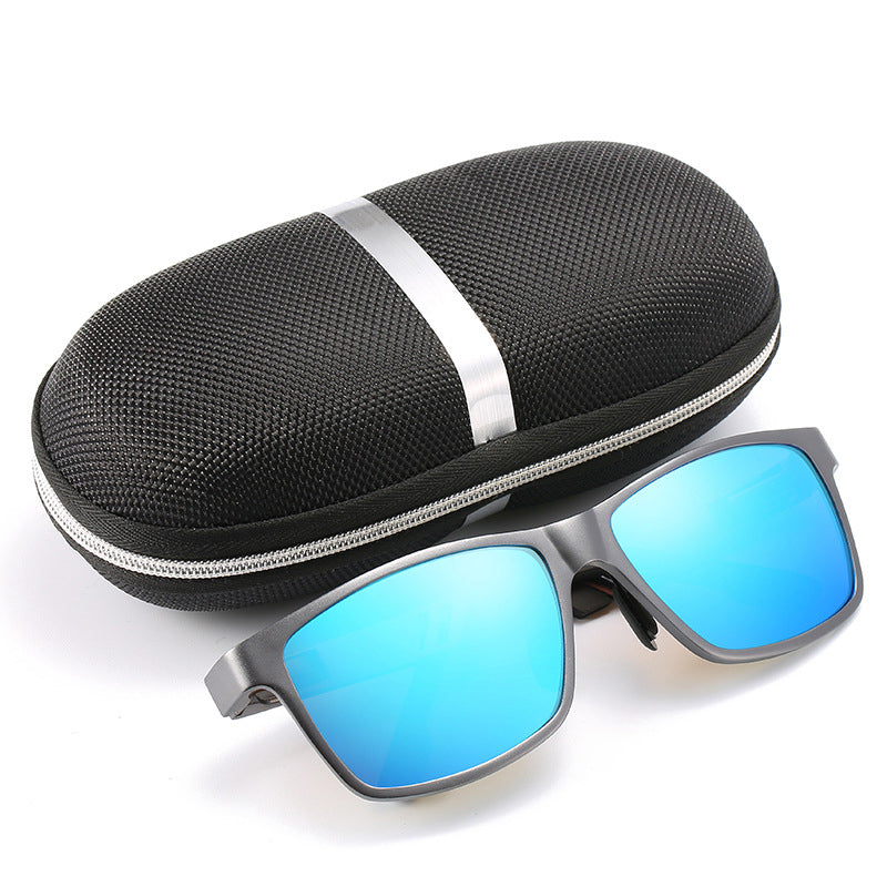Men Aluminum Magnesium Top Quality Sunglasses Carbon Fiber Sun Glasses Luxury Polarized Sunglass, Sunglasses Sunray/