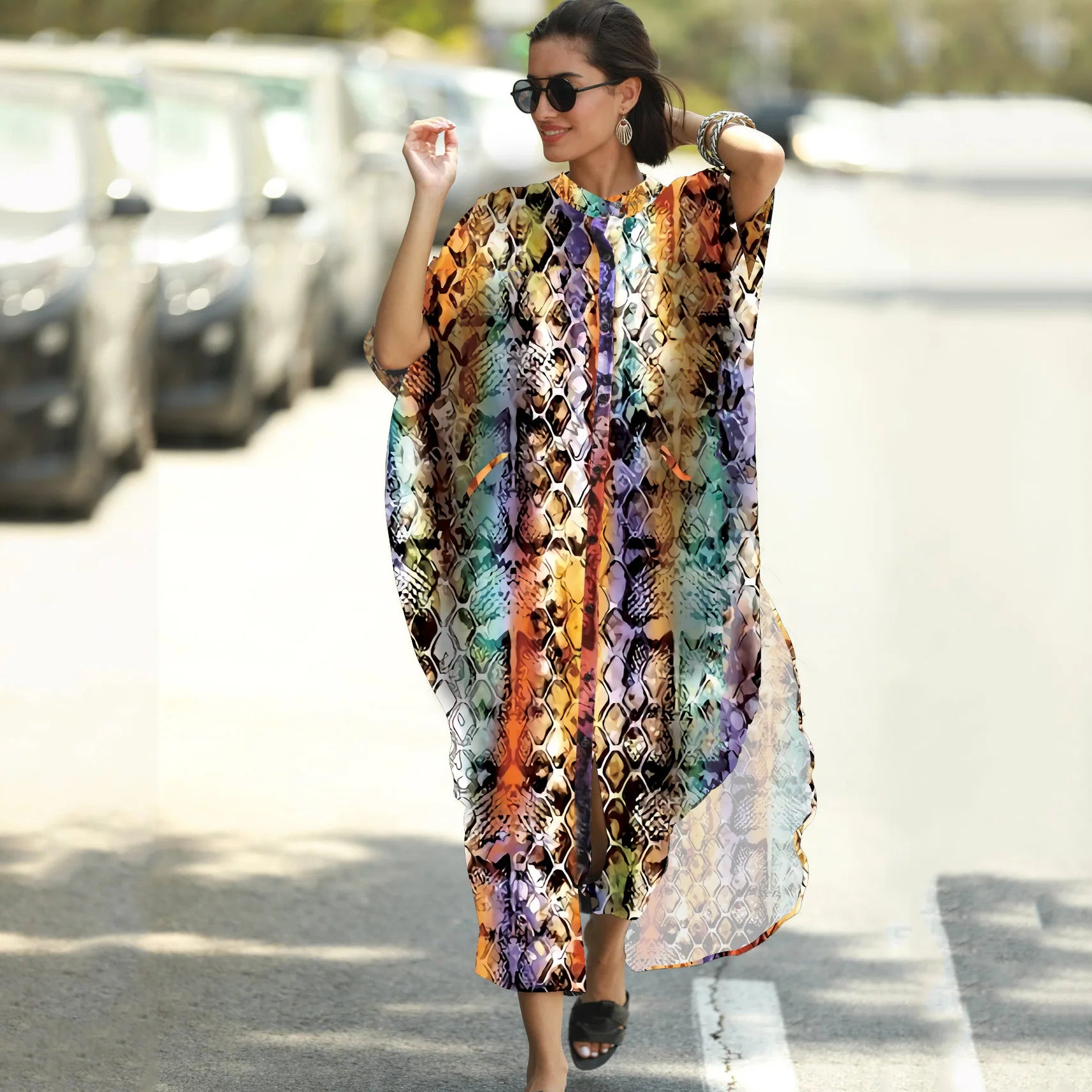 Bohemian Dress Women Casual Dresses  Women's Spring Dresses 2021 Women Clothing