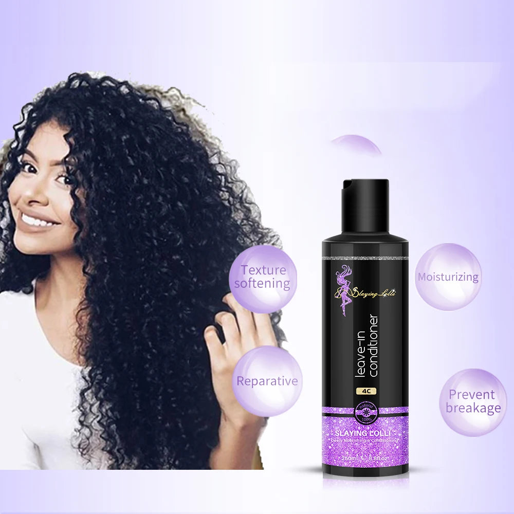 American Hair Care Private Label Vegan Curl Leave in Conditioner for Black Women Hair