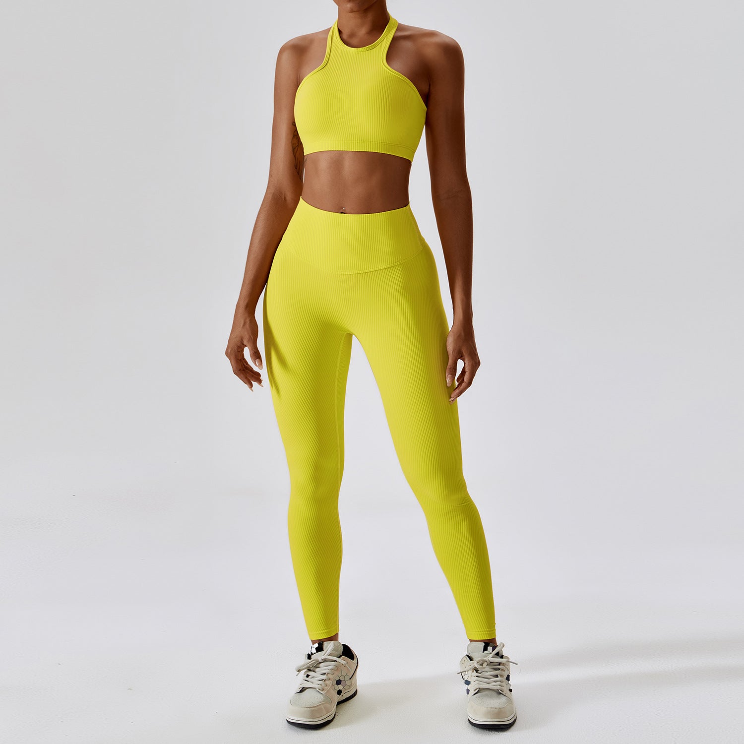 PASUXI  Women's Seamless Athletic Activewear Fitness Gym Wear Workout Clothing Yoga Set Sportswear for Women