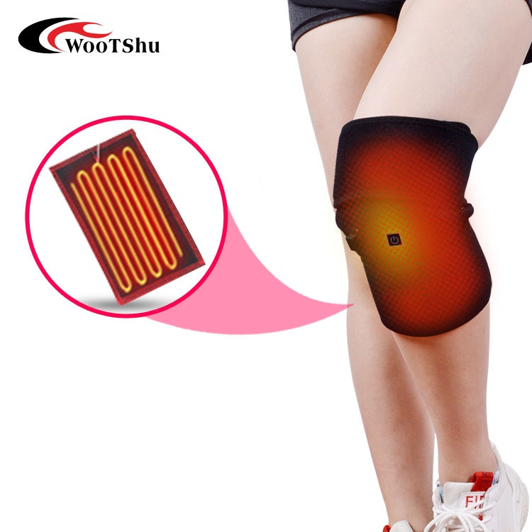Hot-Sale Adjustable Heated Therapy Health Care Knee Brace Wrap for Winter Relief Cold and Pain