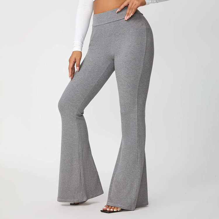 Women's Clothing Bell Bottom Yoga Wide Leg Palazzo Pants Women's Trousers Skinny Yoga Pant