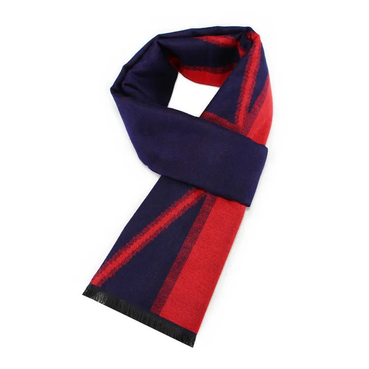 Fashion Design Casual Scarves Winter Women  Men's Thicken Cashmere Scarf Luxury Brand High Quality Warm Scarves Men