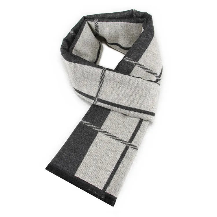 Fashion Design Casual Scarves Winter Women  Men's Thicken Cashmere Scarf Luxury Brand High Quality Warm Scarves Men