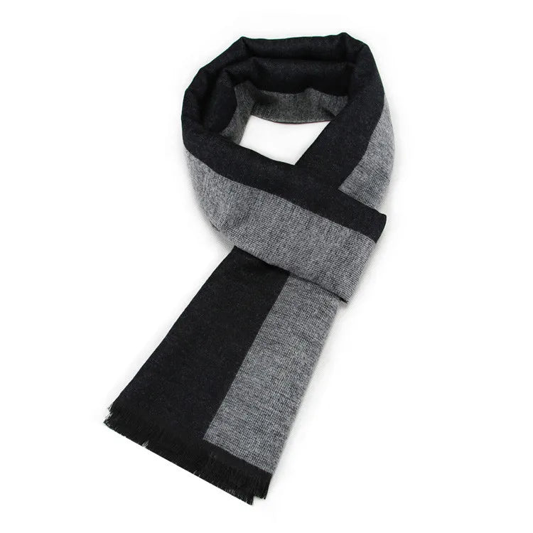 Fashion Design Casual Scarves Winter Women  Men's Thicken Cashmere Scarf Luxury Brand High Quality Warm Scarves Men