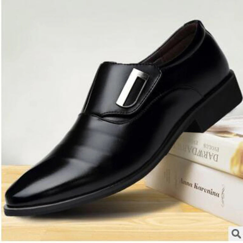 Oxford Shoes for Men Dress Shoes Men Formal Shoes Pointed Toe Business Wedding Shoes H236