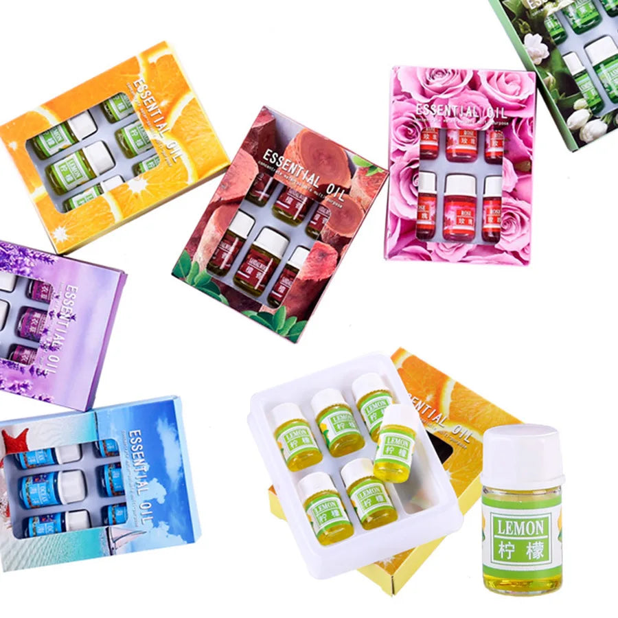 LAIKOU Essential Massage Aroma Oils Rose Lavender Essential Oils for Aromatherapy Diffusers Massage Fragrances Lemon Ocean Oil