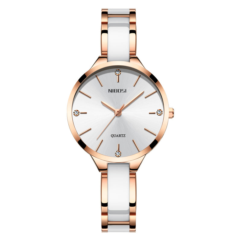 NIBOSI 2330 Brand Luxury Women Watches Fashion Ladies Watches Female Quartzwatch Wrist Women Watch