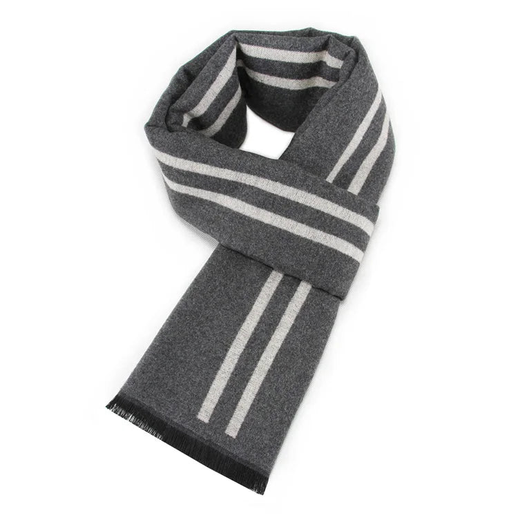 Fashion Design Casual Scarves Winter Women  Men's Thicken Cashmere Scarf Luxury Brand High Quality Warm Scarves Men