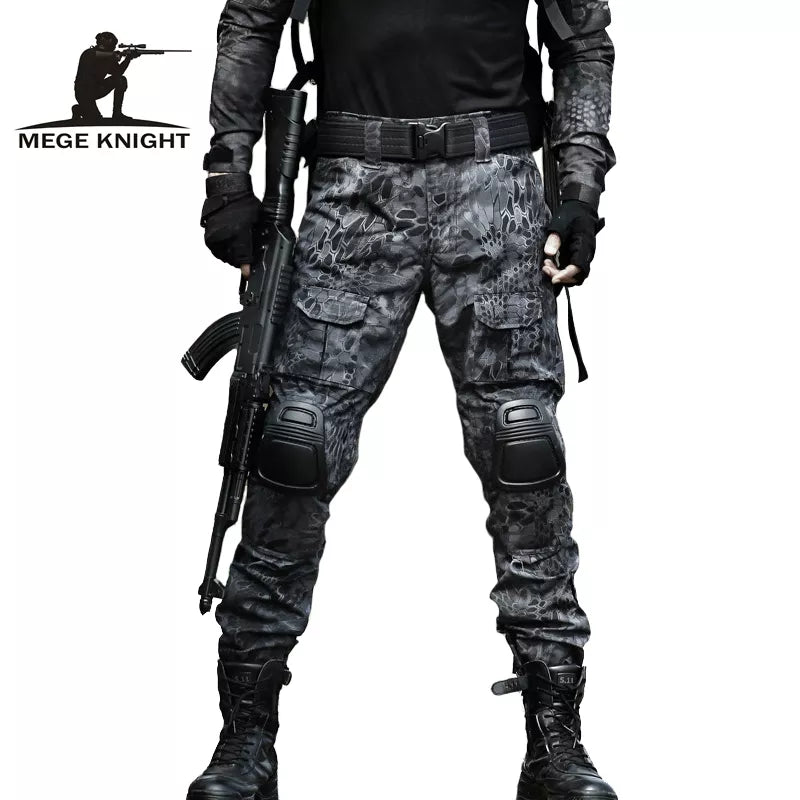 MEGE 12 Color Tactical Clothing of Uniform, Pants With Knee Pads, Clothing