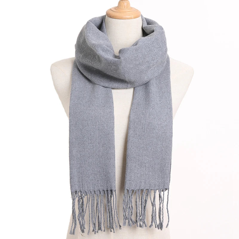 [VIANOSI] Luxury Design Men Scarf Foulard Plaid Scarves Poncho Casual Winter Scarfs Male Bufandas Hombre