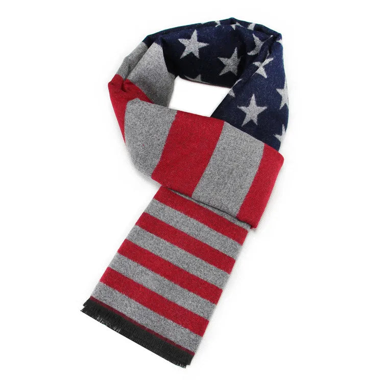 Fashion Design Casual Scarves Winter Women  Men's Thicken Cashmere Scarf Luxury Brand High Quality Warm Scarves Men