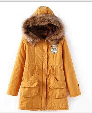 Winter Coat Women New Parka Casual Outwear Hooded Thickening Cotton Coat Winter Jacket Fur Coats Women Clothes