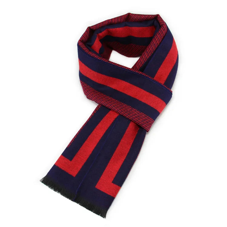 Fashion Design Casual Scarves Winter Women  Men's Thicken Cashmere Scarf Luxury Brand High Quality Warm Scarves Men