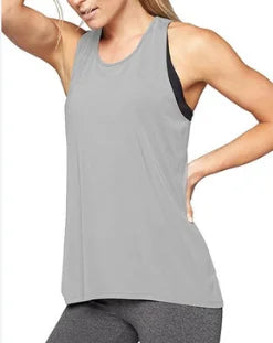 Hot Womens Cross Back Casual Sleeveless T-Shirt Yoga Activewear Workout Plain Vest Sports Tank Top