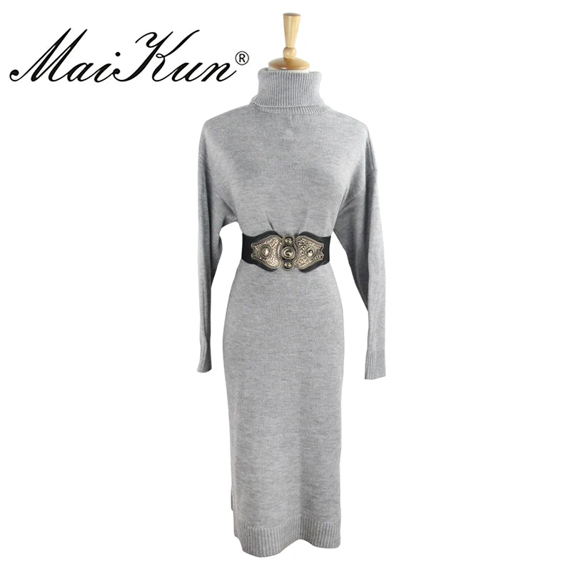 MaiKun Wide Belts for Women Belt Designer Brand Elastic Belt High Quality