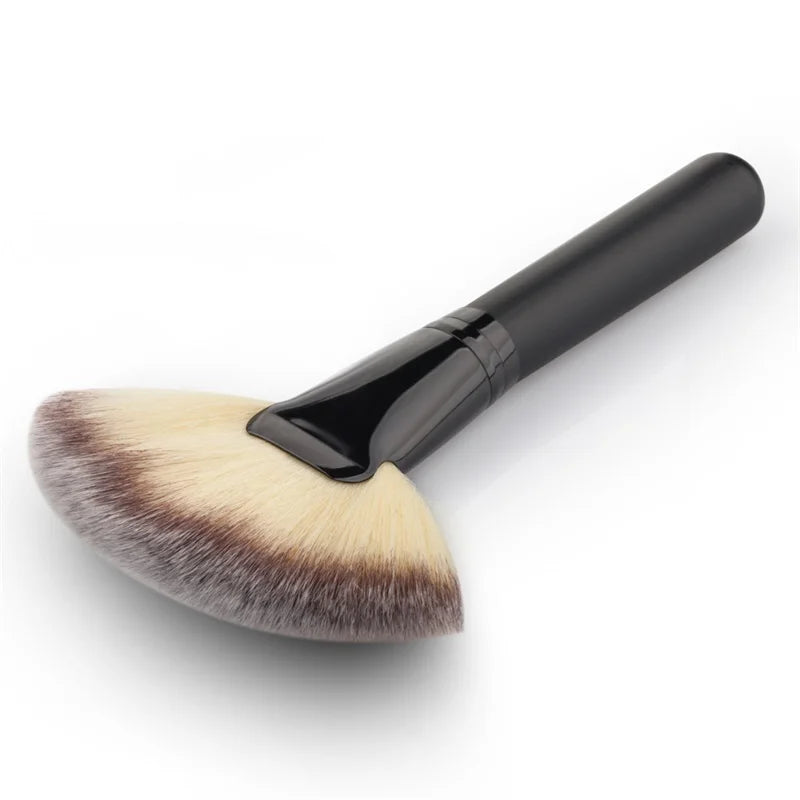 LEHUAMAO Makeup Fan Shape Powder Concealer Mix Marker Highlighting Makeup Brush Nail Art Brush for Makeup - My Store