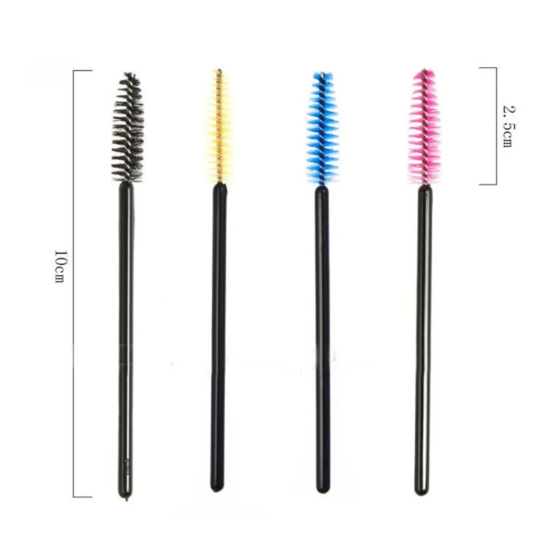 50 Pcs Eyelash Brushes Makeup Brushes Disposable Mascara Wands Applicator Eye Lashes Cosmetic Brush Maquiagem Cilio Makeups Tool - My Store