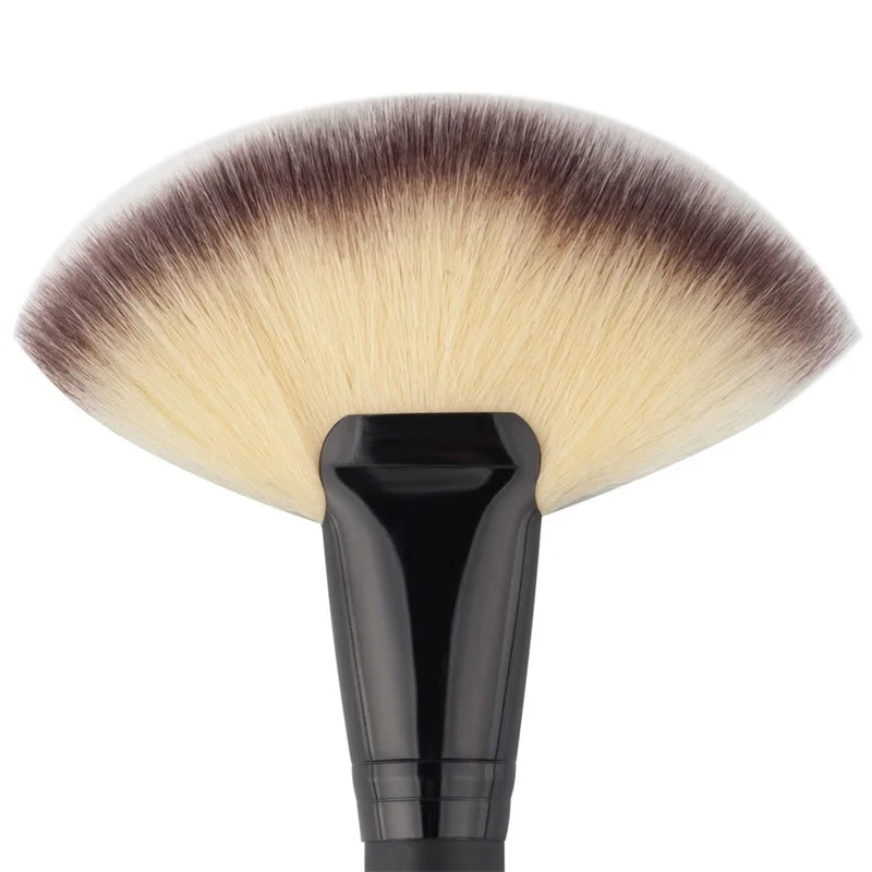 LEHUAMAO Makeup Fan Shape Powder Concealer Mix Marker Highlighting Makeup Brush Nail Art Brush for Makeup - My Store