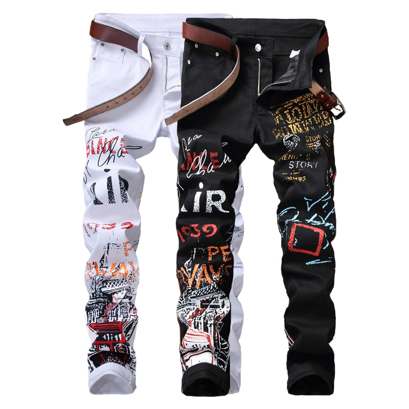New Custom Jeans Manufacturers Dropshipping Denim Jeans Distressed Demin Jean Trousers for Men