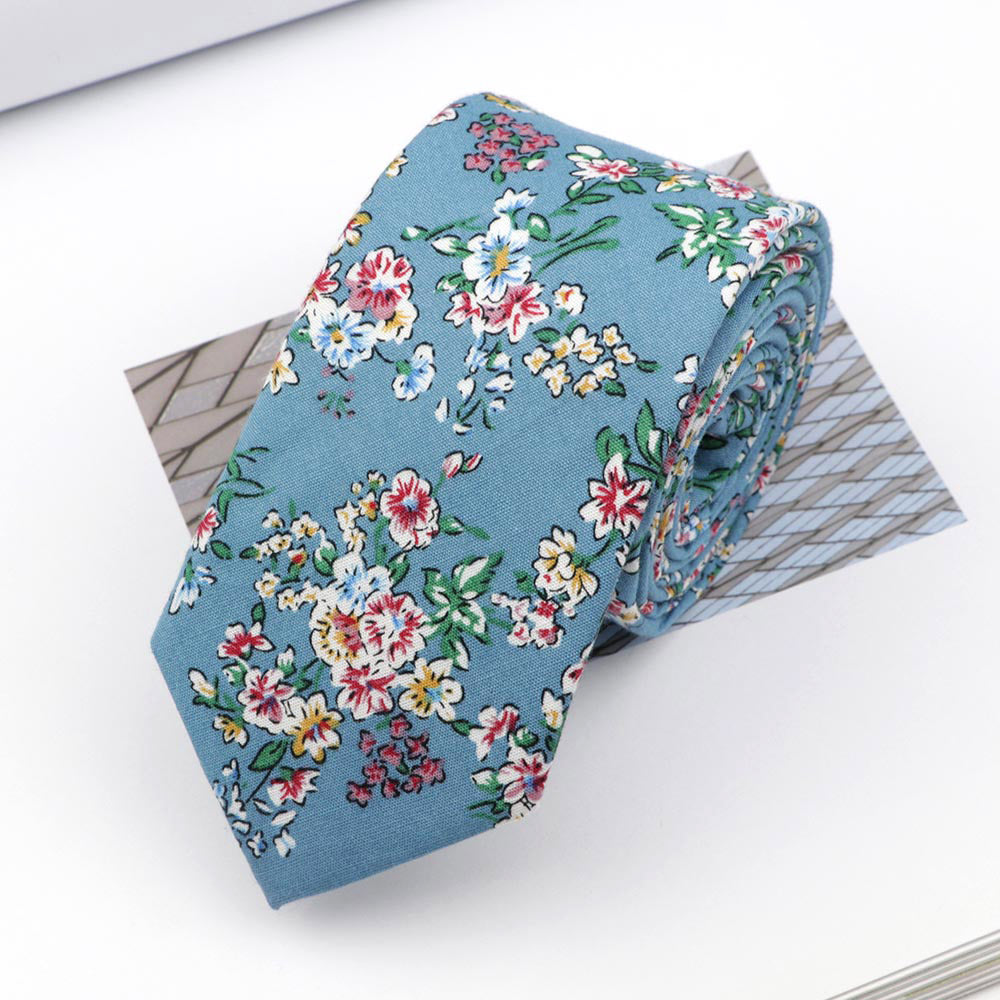 Tie Classic Men's Plaid Necktie Casual Sweet Flower Paisley Suit Bowknots Ties Male Cotton Skinny Slim Ties Colourful Cravat