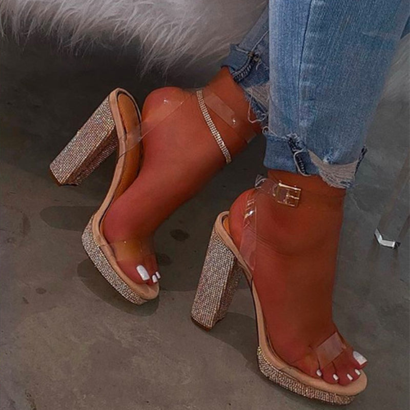 New Fashion Women High Heels Sandal Platform Summer Women  Heel Sandals