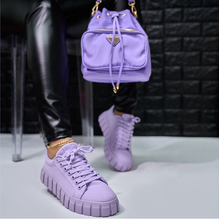 Women Sneakers Walking Style Shoes Casual Footwear Sneakers Fashionable Platform Sole Multiple Color Ladys Sneaker Female Girls