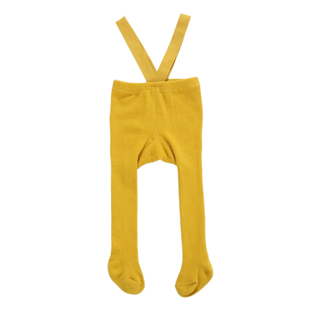 Wholesale Babys Cotton Suspender Pantyhose Infants Baby Girls Boys Cute Solid Color High Waist Bandage Overall Leggings Tights