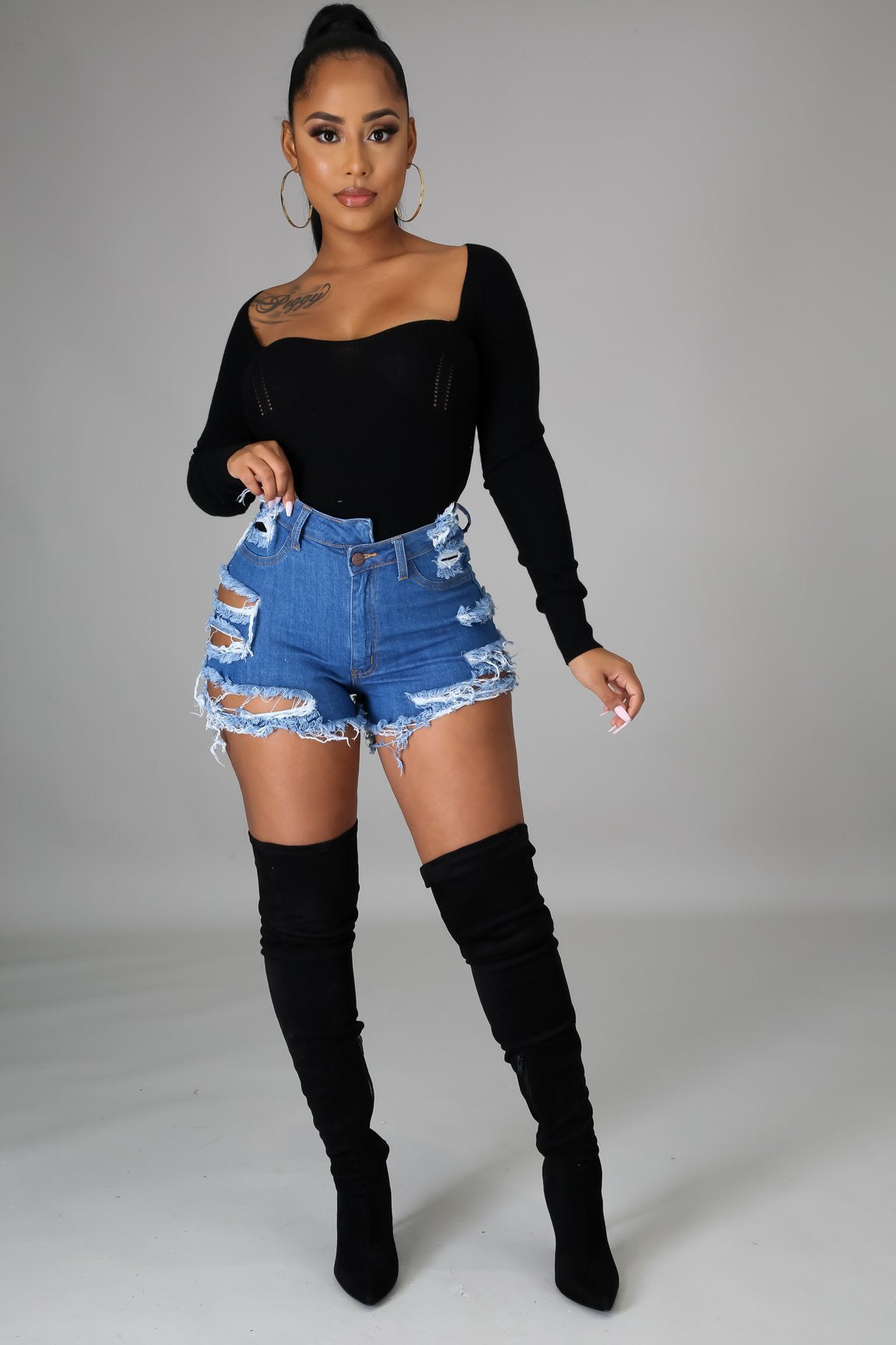 DLL  New Arrival Women Jean Shorts With Stretch Denim Shorts Jeans Pants for Woman