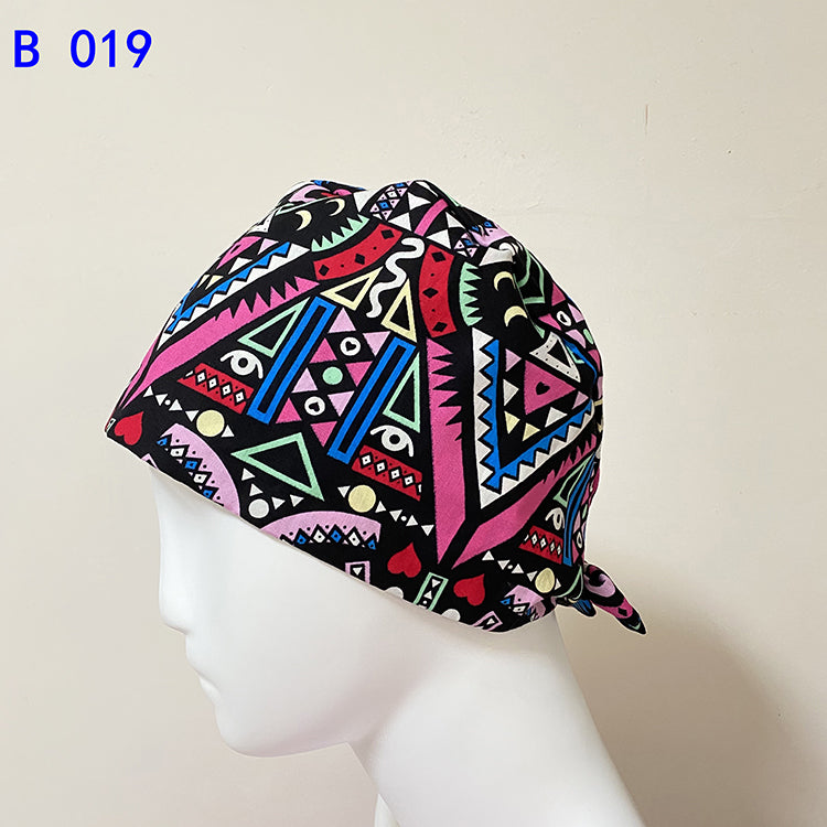Dental Scrub Hats Medical Hat Surgical Scrub Caps Doctor Scrub Hats Medical Uniforms Cpas With Sweat Band and Strips