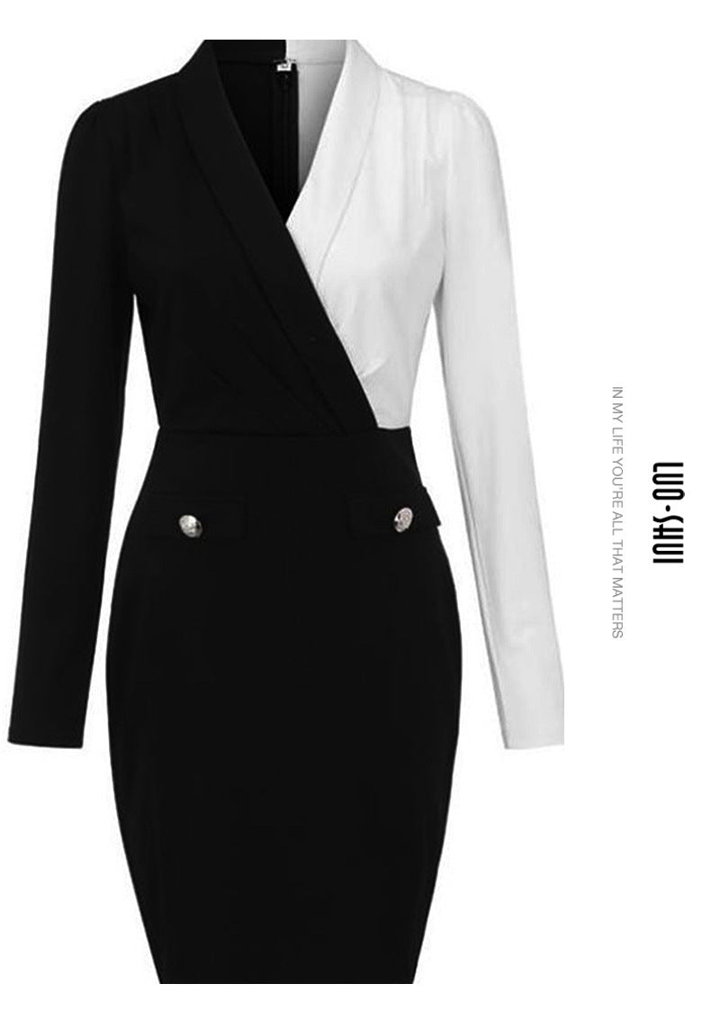 JY040  New Black Women Clothes Dresses Ladies Bodycon Dresses Women Office Blazer Dress